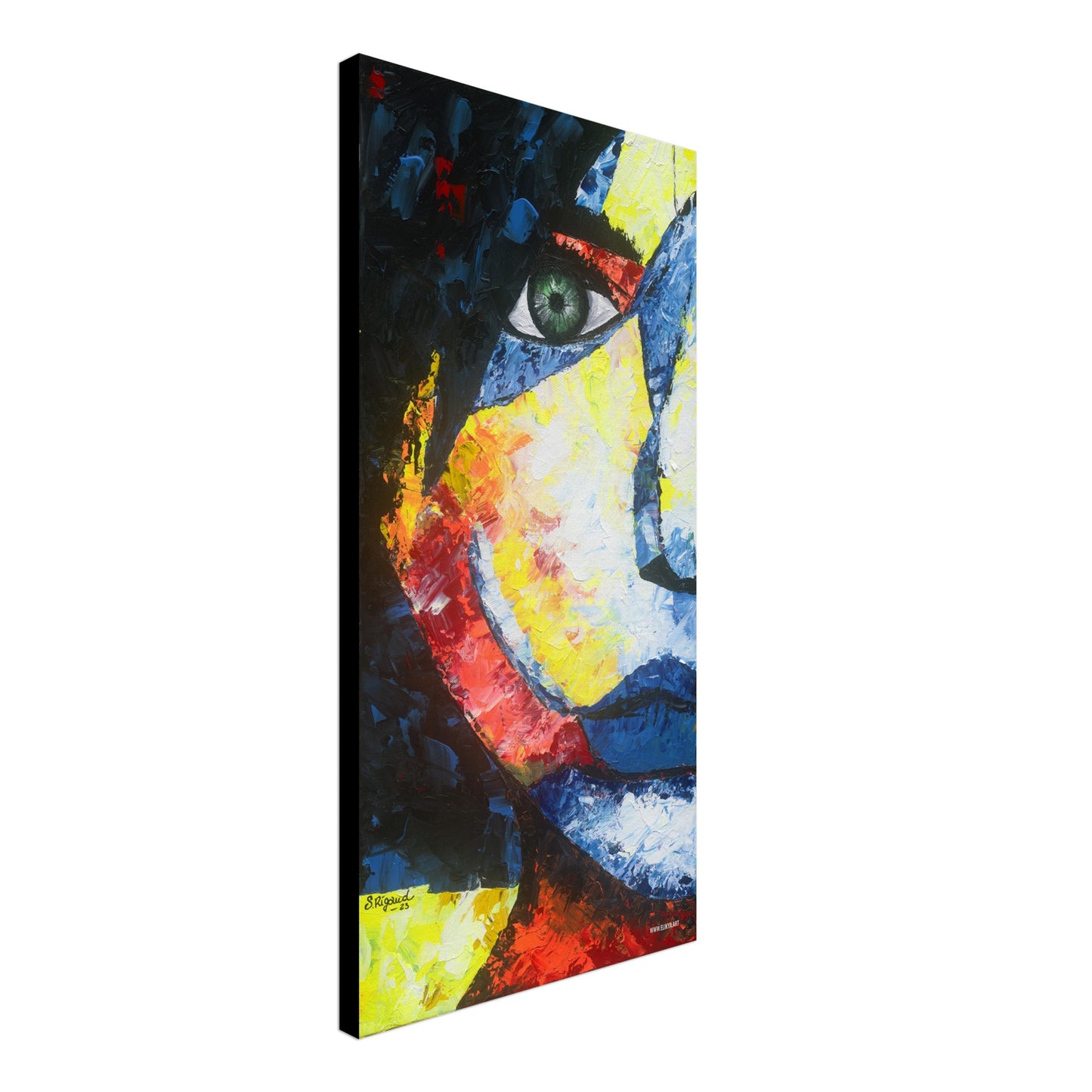 "The Blue One" Canvas Print